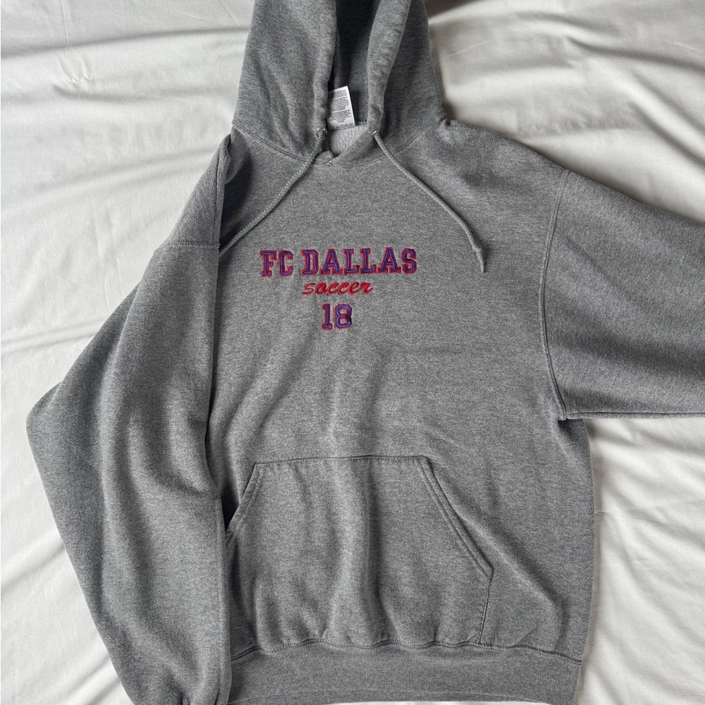 Gray FC Dallas Soccer Hoodie